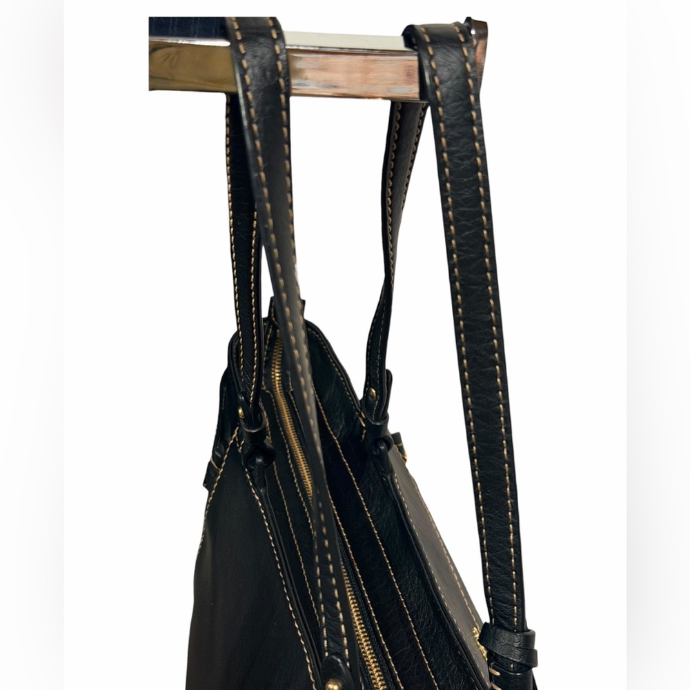 Lauren Ralph Lauren Sheldon Leather Tote Black - Picture 8 of 16